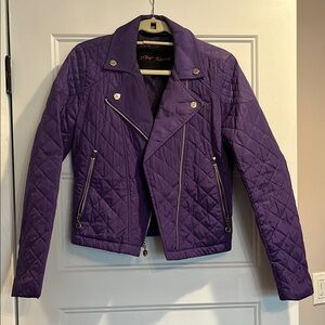 Betsey Johnson Purple Quilted Women's Jacket